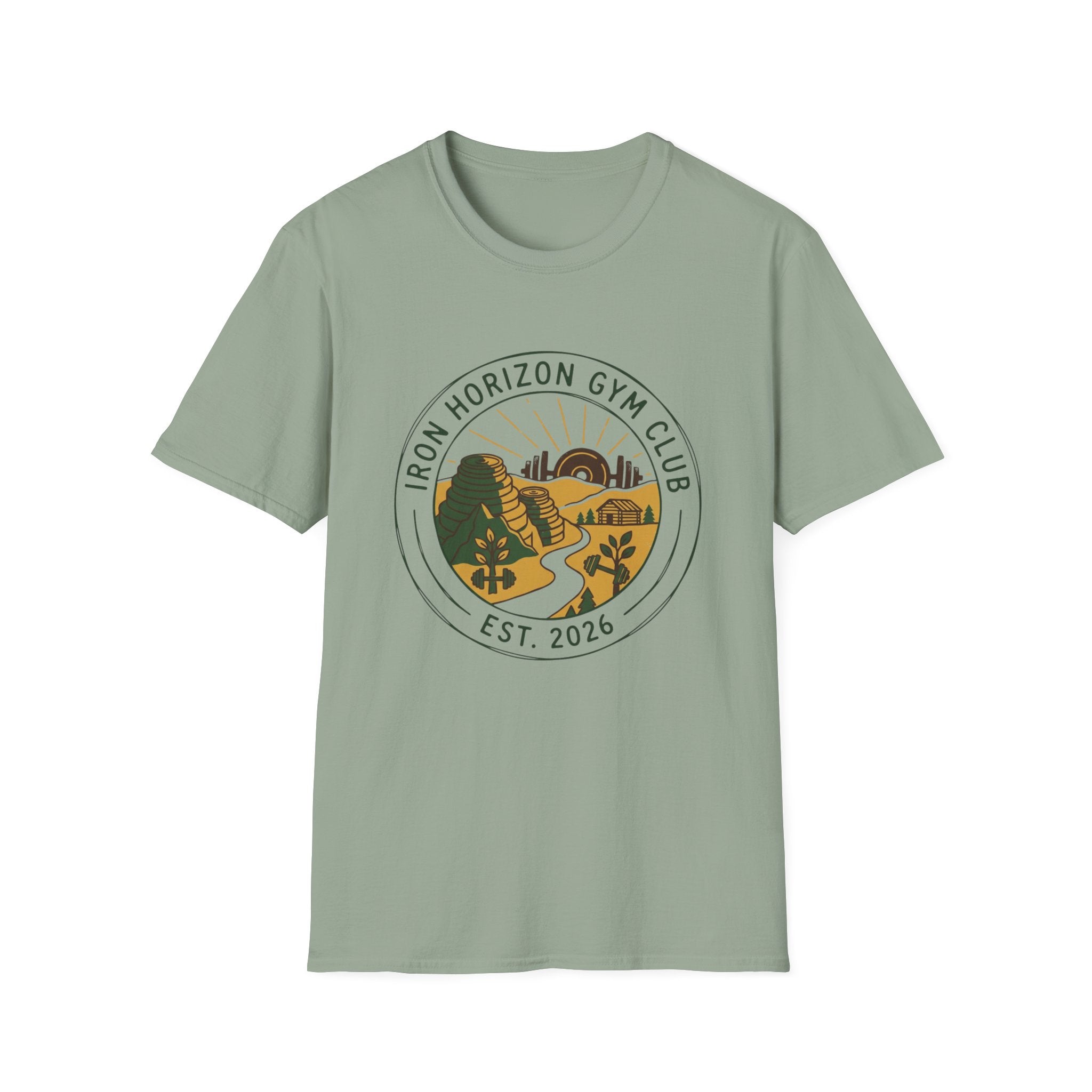 Iron Horizon Gym Club T-Shirt
